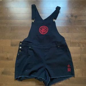 Women’s Plus size Mulan Themed Overalls